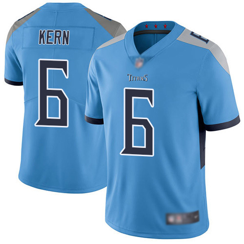 Tennessee Titans Limited Light Blue Men Brett Kern Alternate Jersey NFL Football #6 Vapor Untouchable